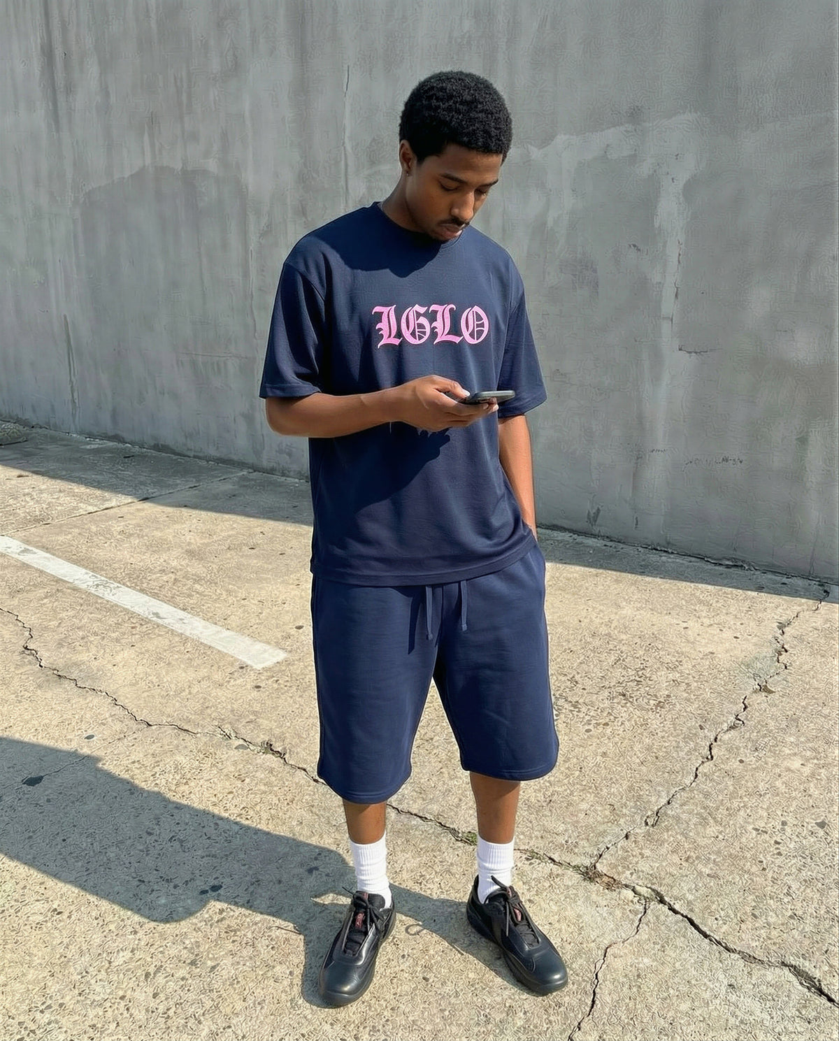 LIMITED “Valentine ” Tee - Navy