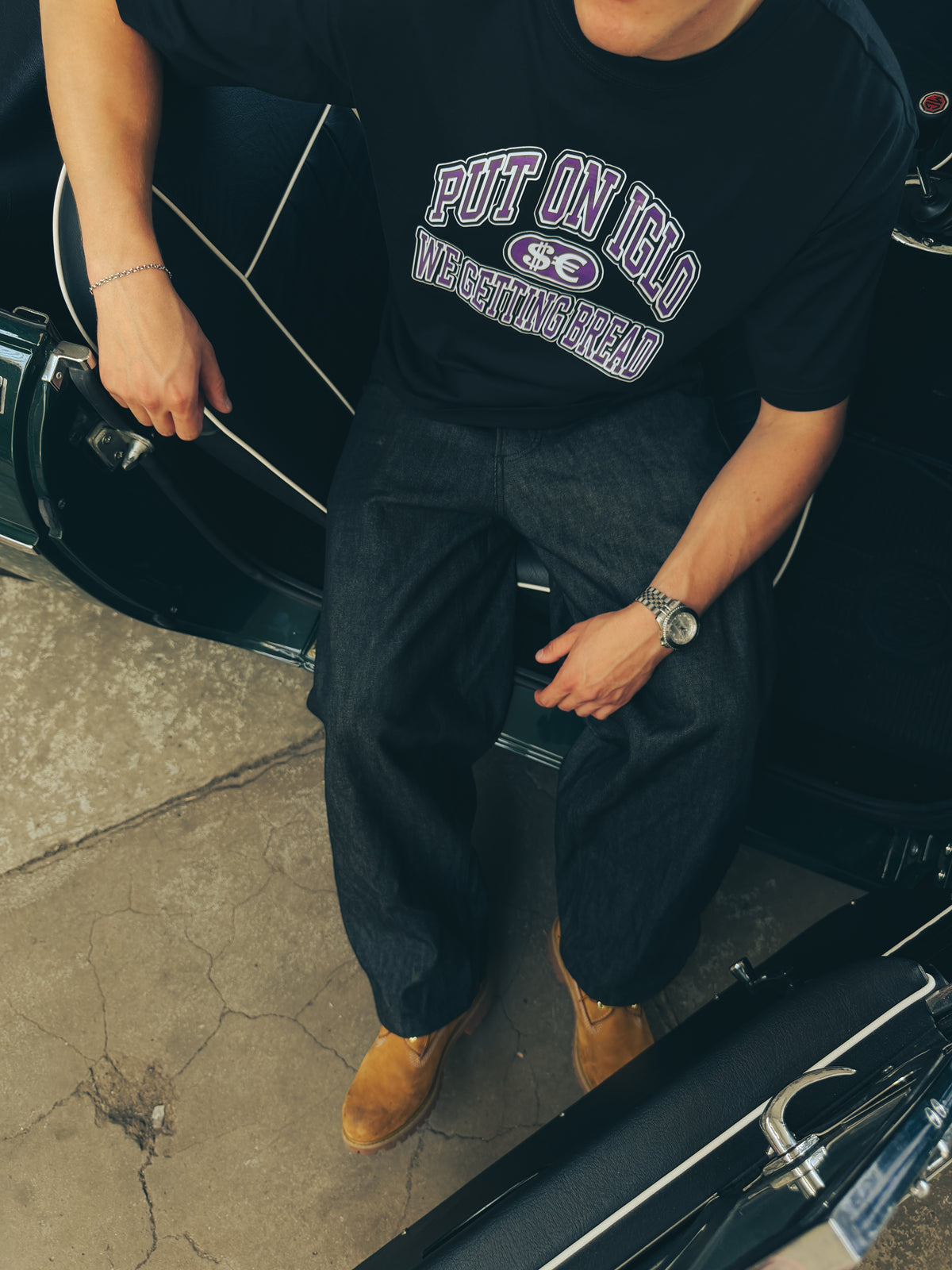 WGB Black/Purple Tee
