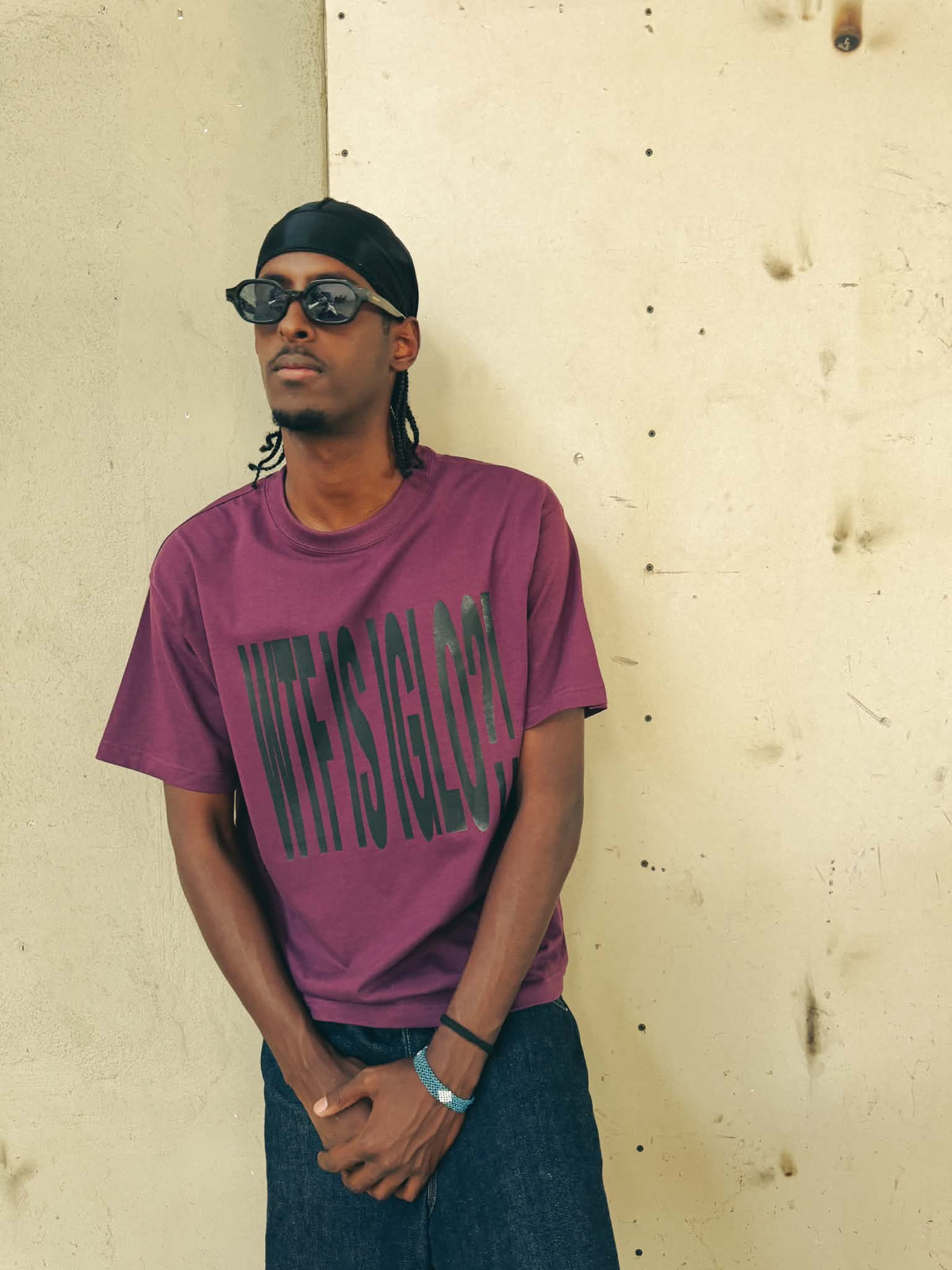 WTF IS IGLO Tee - Bordeaux