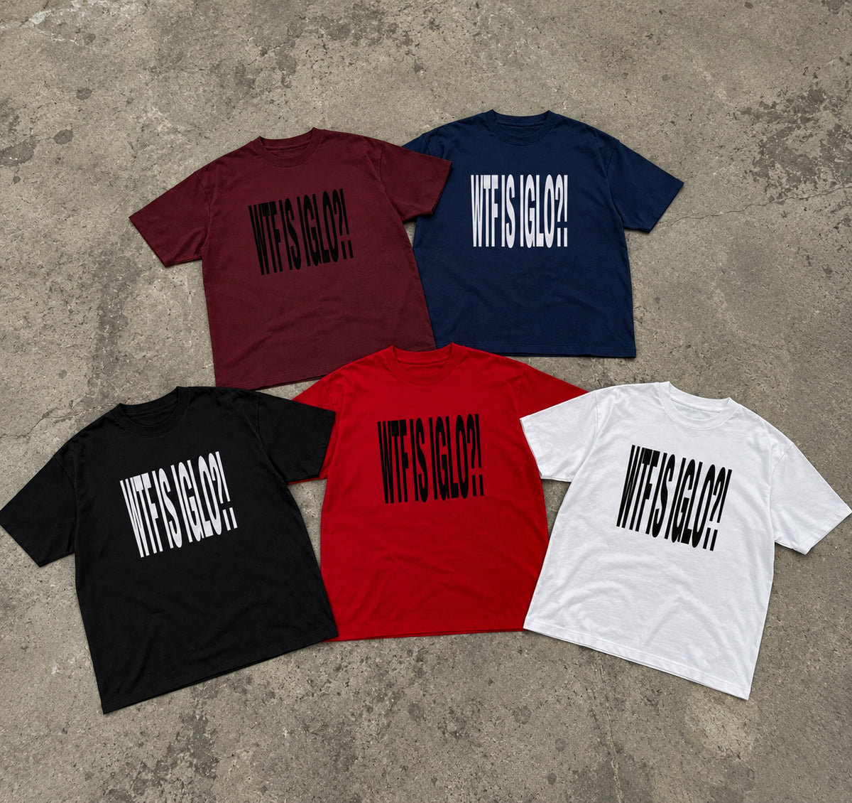 WTF IS IGLO Tee - Navy