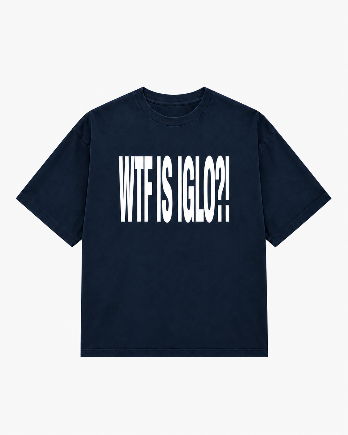 WTF IS IGLO Tee - Navy