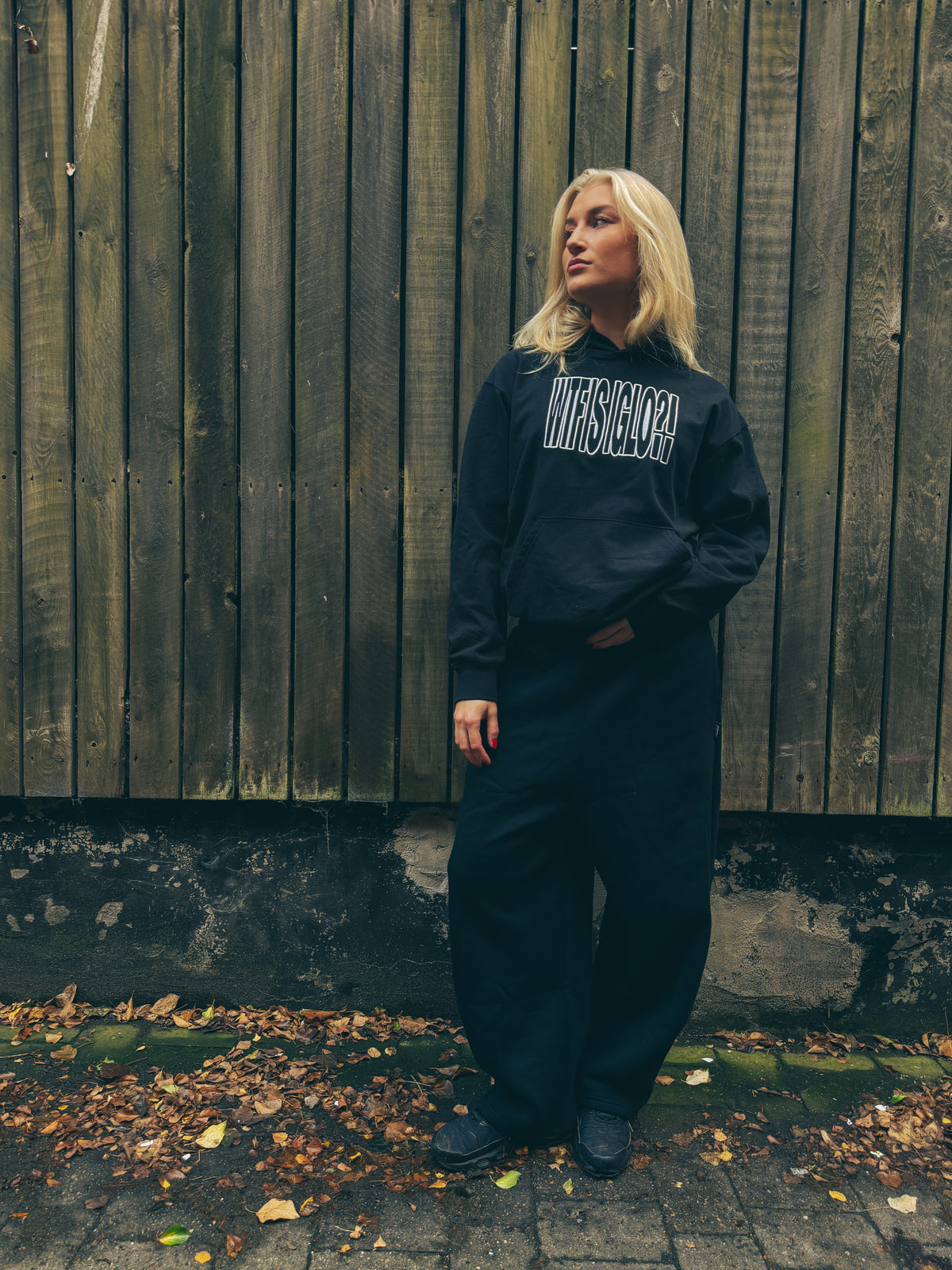 WTF IS IGLO Embroidered Hoodie – Black