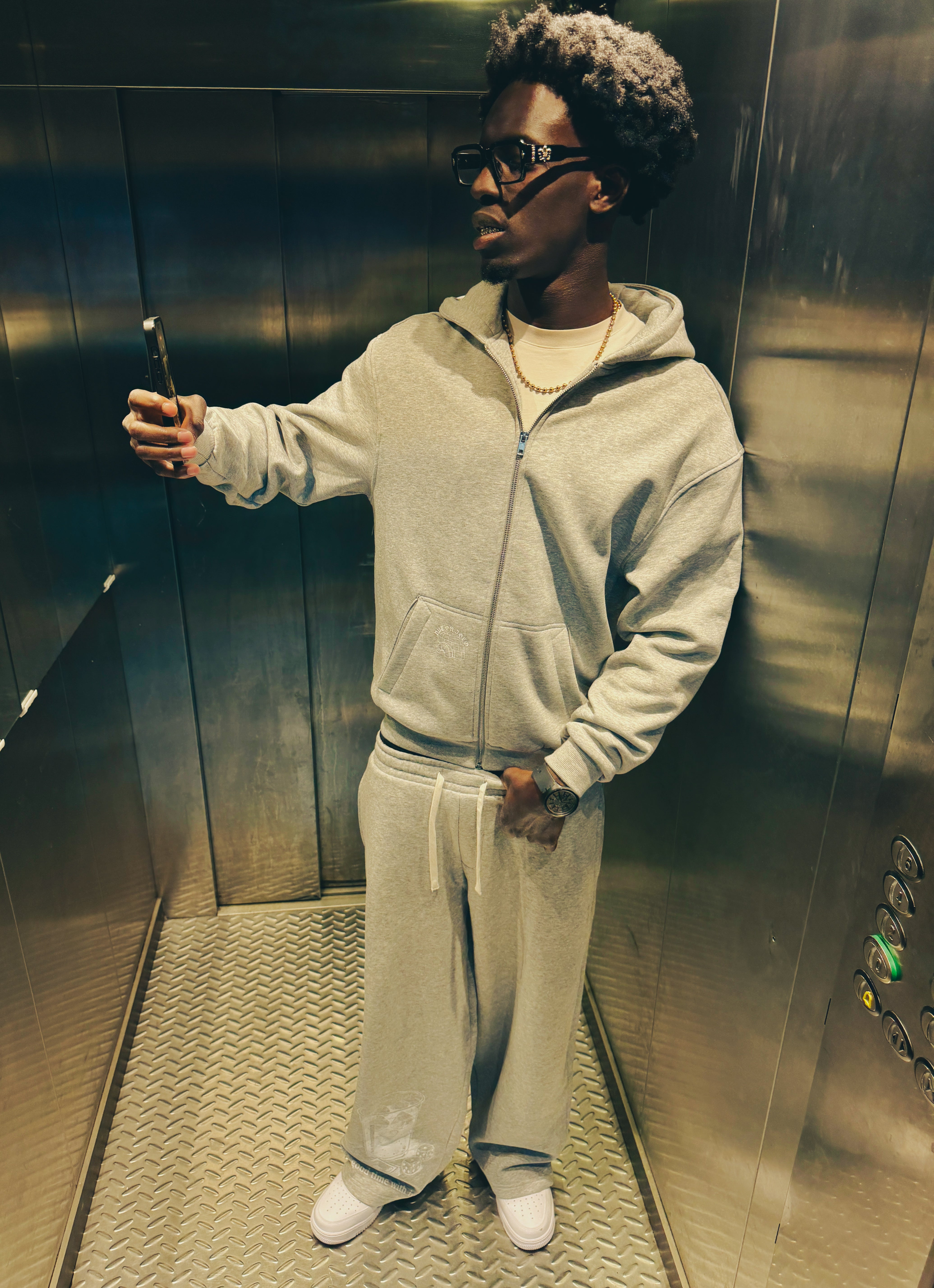 Hagtwi Sweatsuit (Hele sæt) - Heather Grey