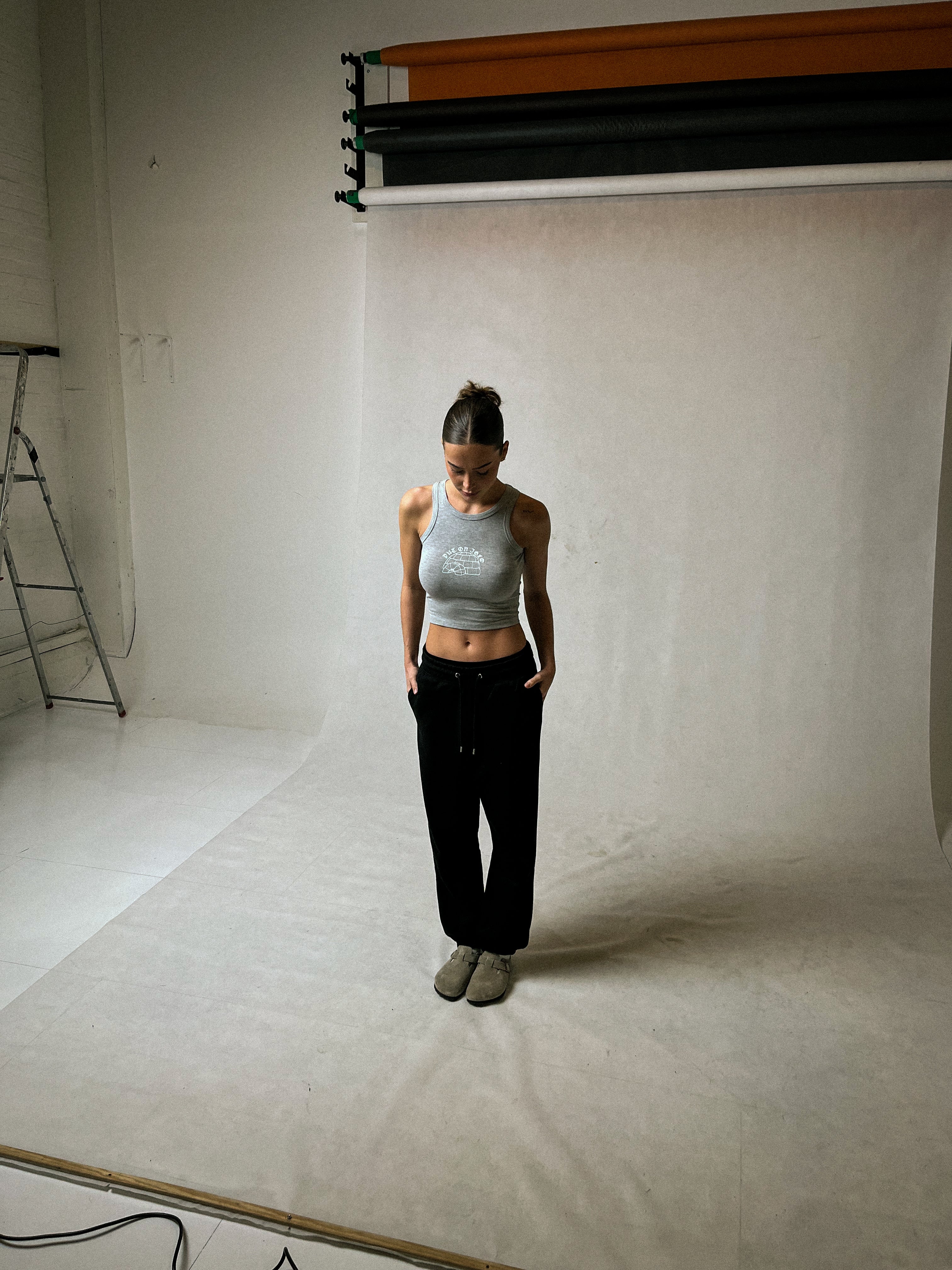 IGLO “Everyday” Crop Top - Heather grey