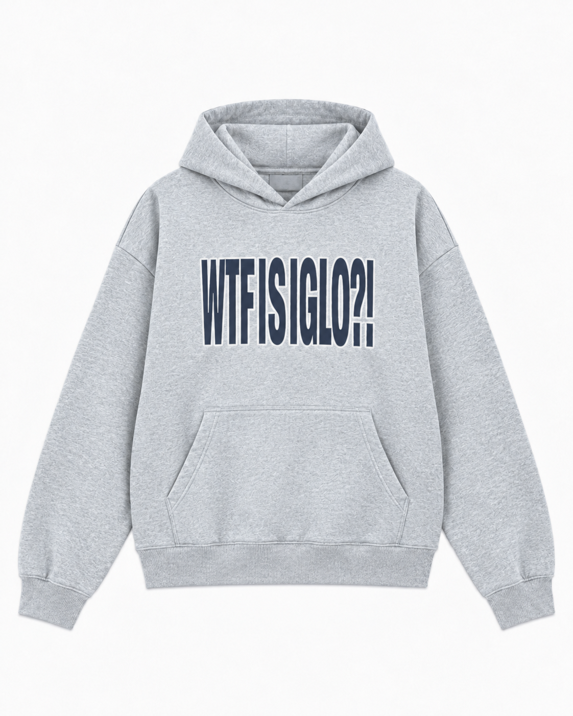 LIMITED - WTF IS IGLO Embroidered Hoodie – Grey