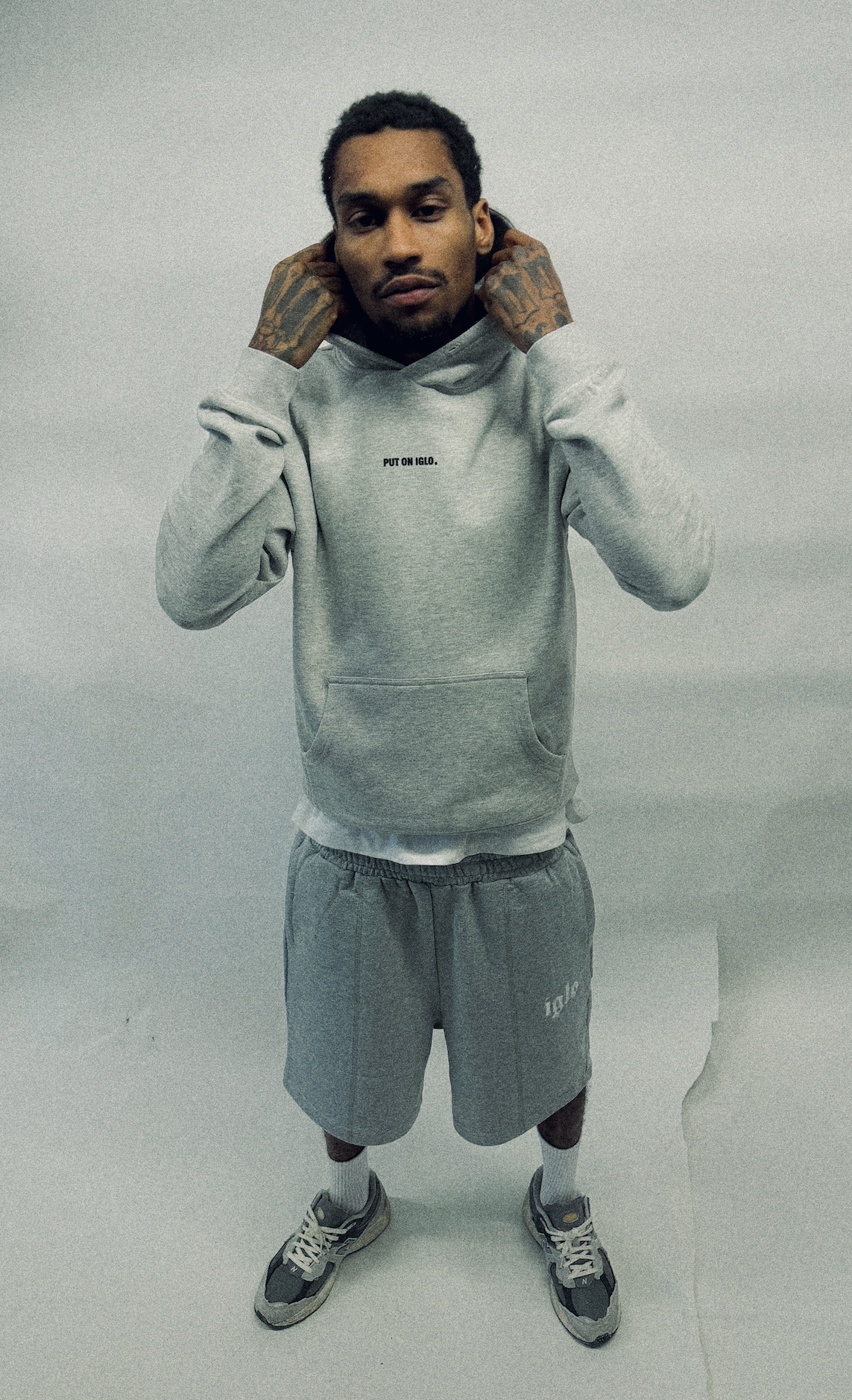 IGLO “ Simplicity” Hoodie - Heather grey