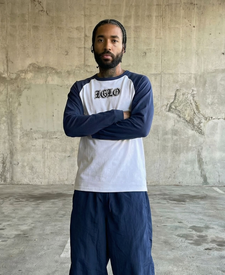 Street Longsleeve Tee - Navy
