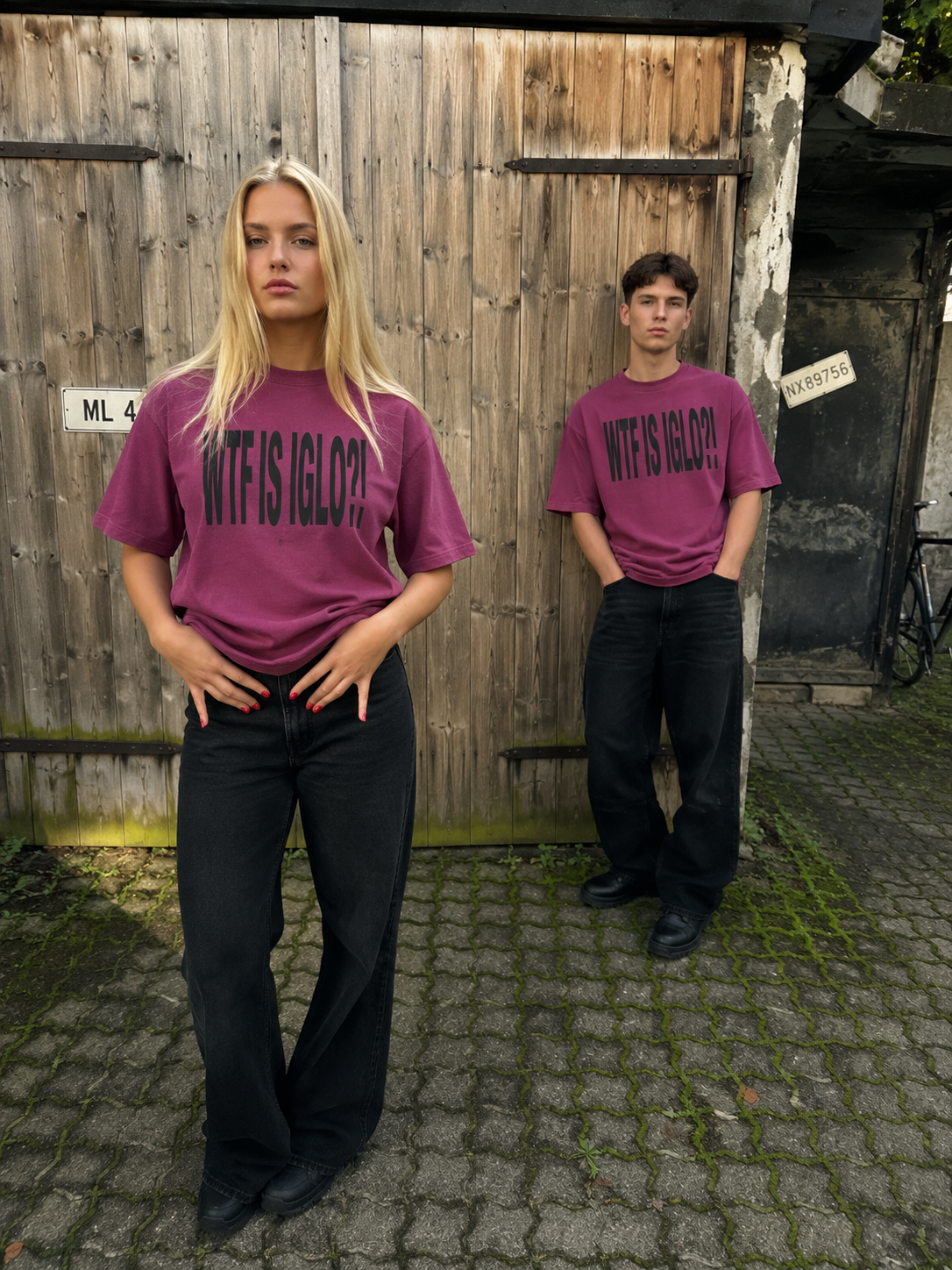 WTF IS IGLO Tee - Bordeaux